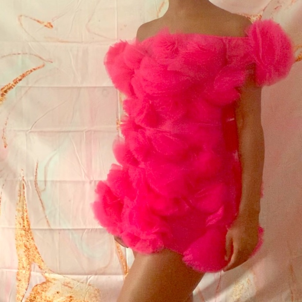 Fun Hot a Pink Party Dress